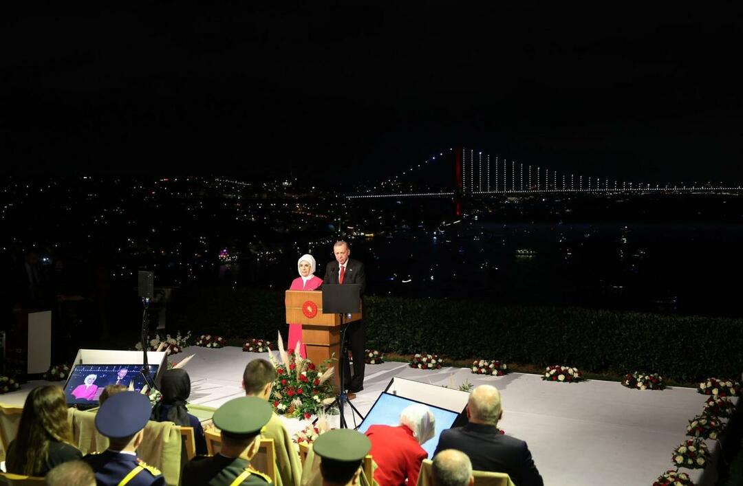 Recep Tayyip Erdoğan et Emine Erdoğan 100. événements de l'année