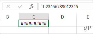 Symboles numériques dans Excel