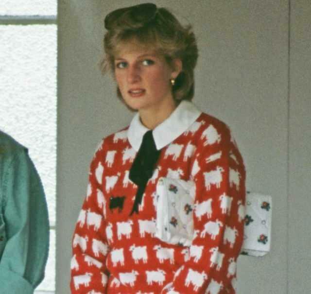 Le pull emblématique de la princesse Diana