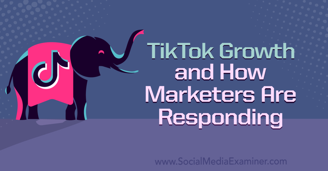 Croissance de TikTok et réaction des spécialistes du marketing: examinateur des médias sociaux