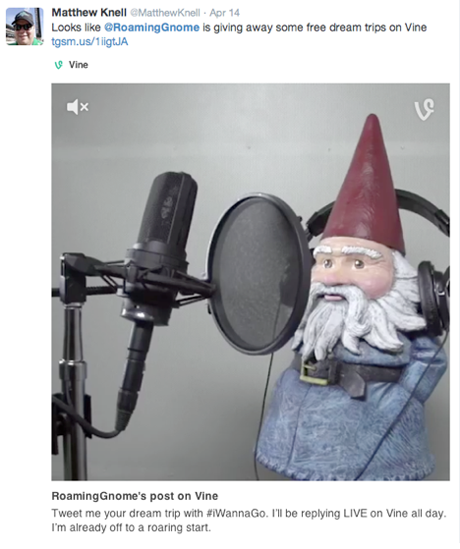 réponses vidéo de gnome itinérant