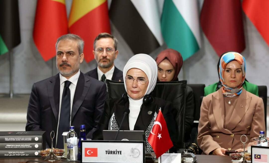 Première Dame Erdoğan: « Nous sommes obligés de faire plus que verser des larmes pour arrêter le massacre »