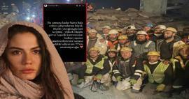 Demet Özdemir a remercié les mineurs qui ont travaillé pour le tremblement de terre! 