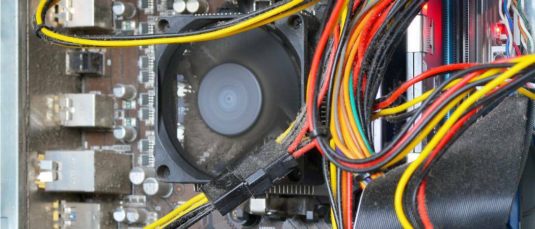 Arrêtez constamment ce qui fait grimper le ventilateur de votre processeur dans Windows 10