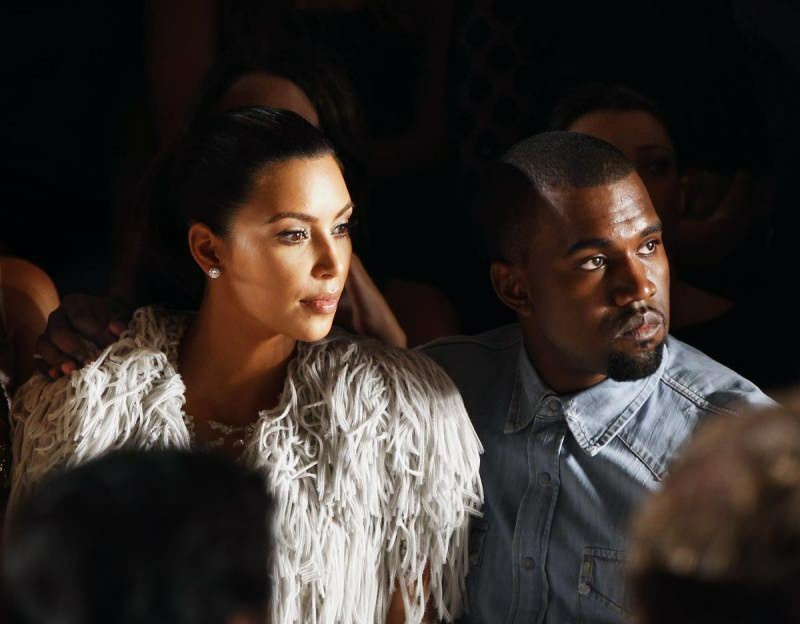 Kim Kardashına et sa femme Kanye West
