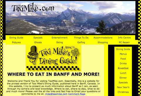 site web taxi mike