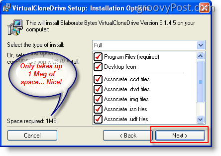 Monter l'image ISO dans Windows XP