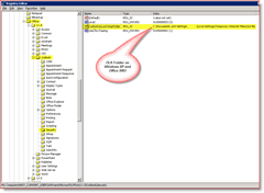 Emplacement du dossier OLK sur Outlook 2003 et Windows XP