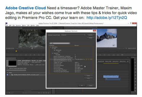 contenu Adobe Creative Cloud sur LinkedIn