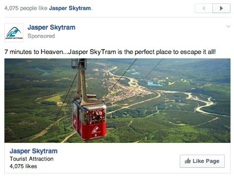 jasper skytram message sponsorisé