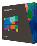 Boîte de logiciel Windows 8 Pro
