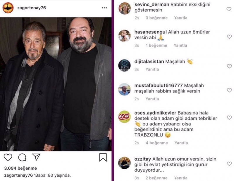 Nevzat Aydın, le fondateur de Yemek Sepeti, a partagé Al Pacino! Les réseaux sociaux confus