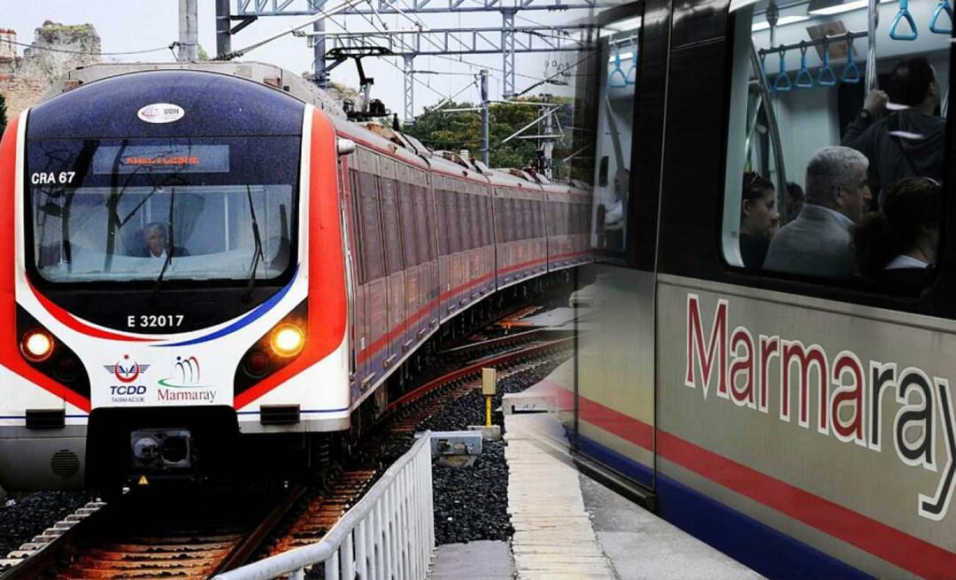 Par quels arrêts Marmaray passe-t-il? Combien coûte le Marmaray? Horaires de Marmaray