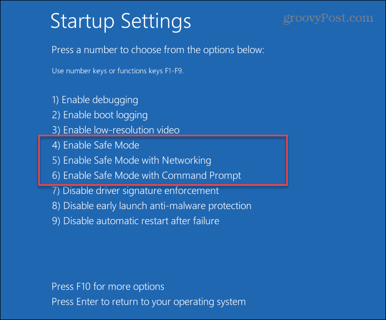 Fix de démarrage en mode sans échec ntoskrnl.exe bsod windows 11