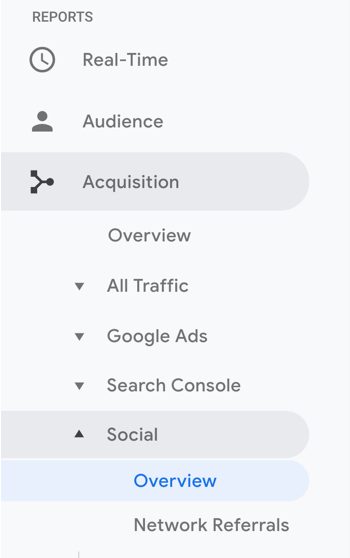Configurez les objectifs d'analyse Google pour les histoires Instagram, étape 1.