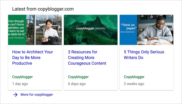 Lorsque vous avez un contenu solide et de qualité sur votre site Web, votre blog et vos canaux sociaux, votre contenu dominera les premiers résultats des pages de résultats de recherche. 