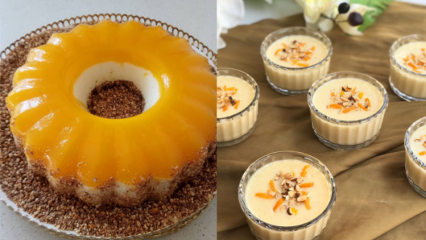 Comment faire un dessert pratique à la semoule d'orange?