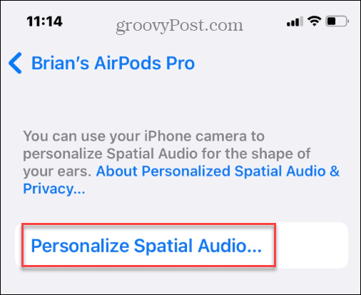 Utiliser l'audio spatial sur les AirPod d'Apple
