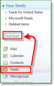 ajouter un flux rss dans Windows Live Mail