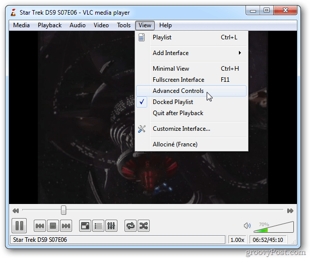 Prendre des instantanés d'écran dans VLC Media Player