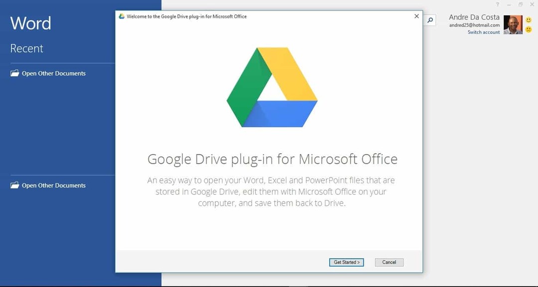 Plug-in Google Drive