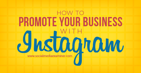 promouvoir les affaires sur instagram