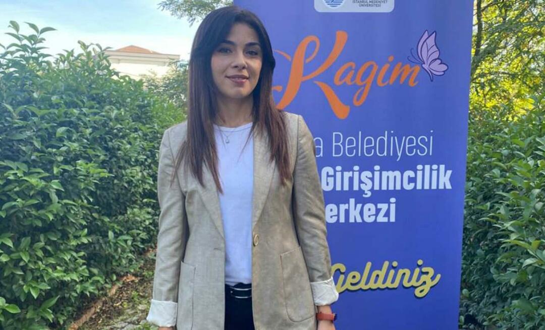 Un exemple d'entrepreneuriat d'Ayşegül Kıran! Il a transporté son passe-temps sur le marché mondial grâce à ce qu'il a appris à KAGİM.