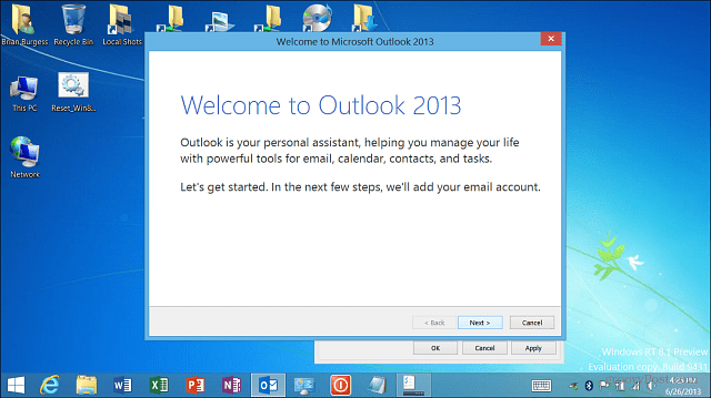 Bureau Windows 8.1