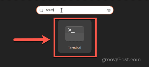 application de terminal ubuntu