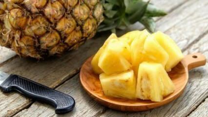 Fruit qui supprime l'œdème dans le corps: ananas