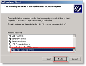 Windows Ajouter du matériel - Ajouter un nouveau périphérique matériel