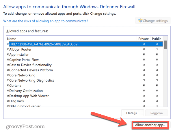 Windows 11 autorise une autre application