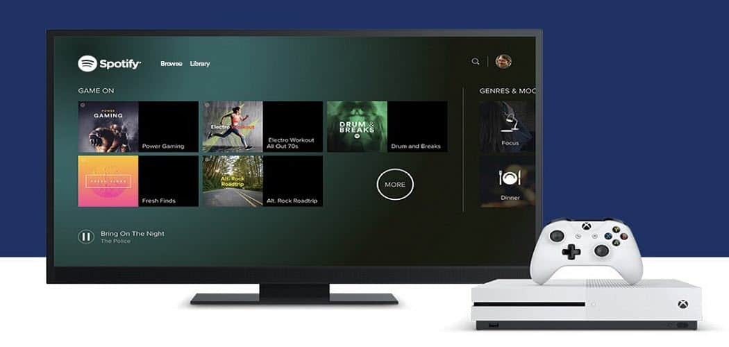 Contrôlez Spotify Music sur Xbox One depuis Android, iOS ou PC
