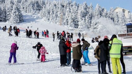 L'épaisseur de neige a dépassé 1 mètre à Uludağ