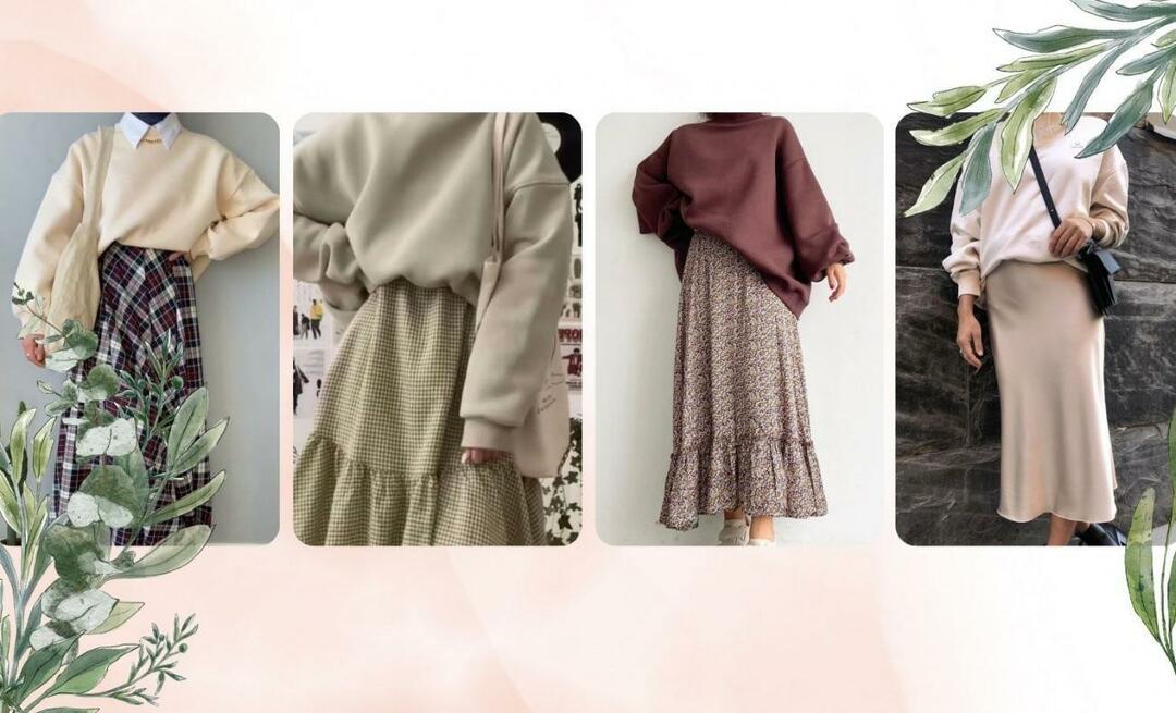Comment combiner des jupes en satin? Comment réaliser une combinaison jupe hijab? Que porter avec une jupe ?