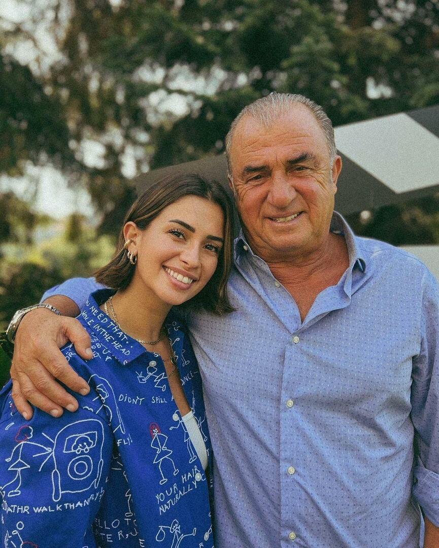Fatih Terim et sa fille Buse Terim