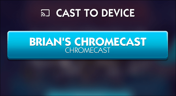 Choisissez Chromecast