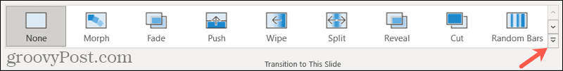 Transitions de diapositives dans PowerPoint