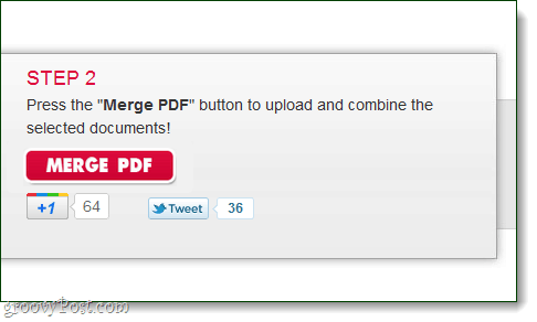 fusionner le bouton de fusion pdf