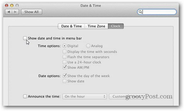 Mac OS X: ajouter un calendrier de base à la barre de menus