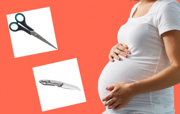 test de ciseaux et de couteaux pendant la grossesse
