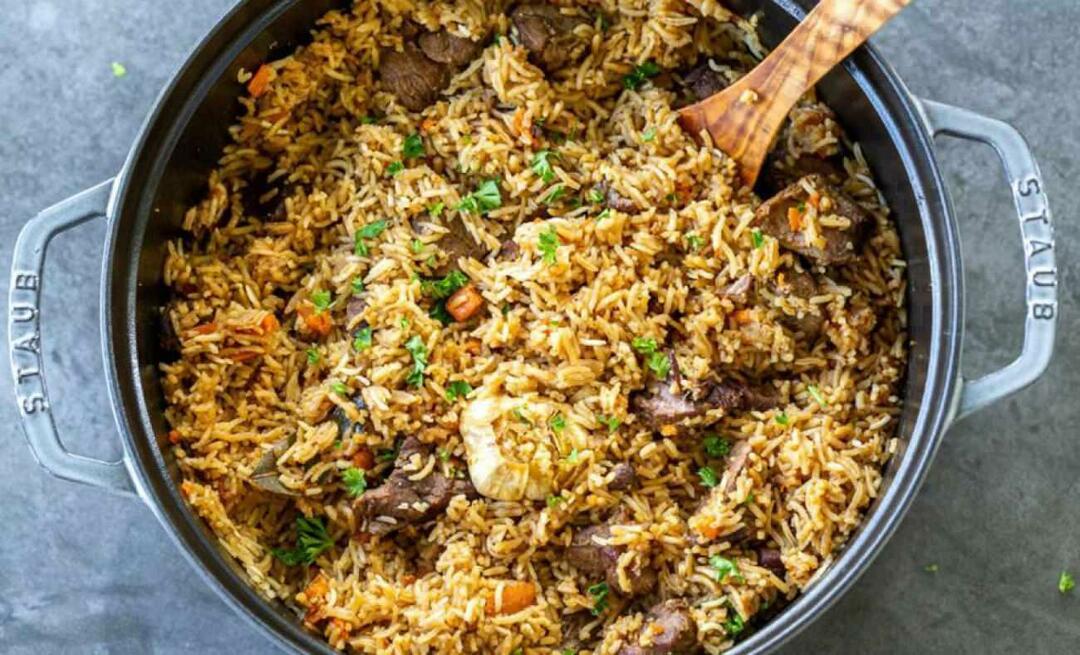 Comment faire du palov ouzbek? Recette de riz sur MasterChef