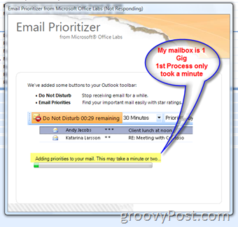 Comment organiser votre boîte de réception avec le nouveau complément Email Prioritizer pour Microsoft Outlook:: groovyPost.com