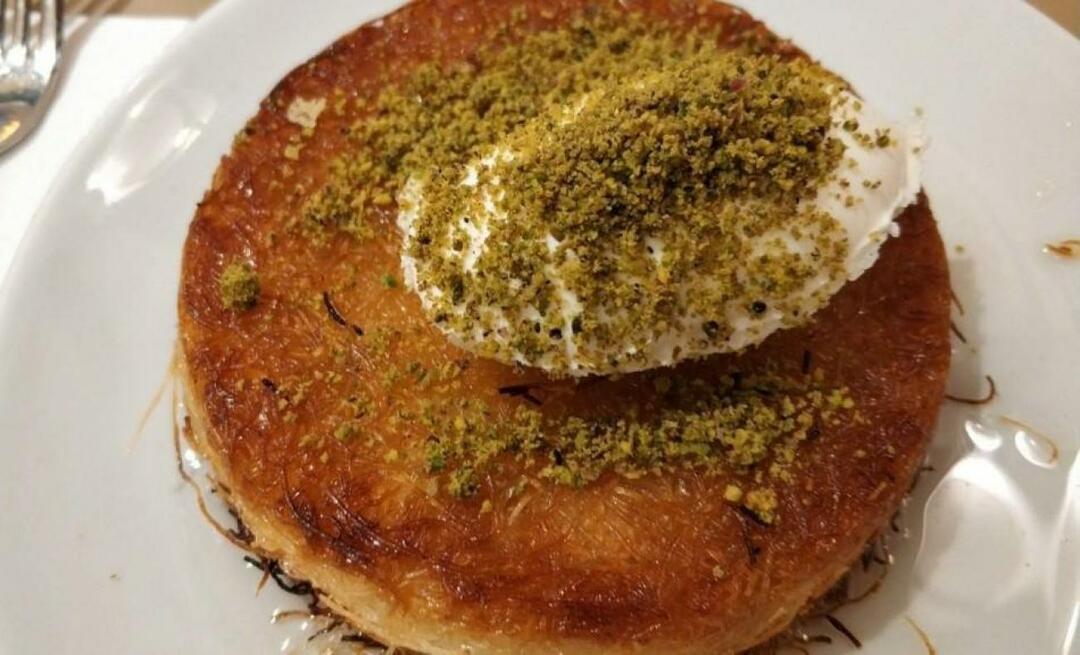 Comment faire du künefe libanais? Différents styles de künefe trucs de künefe libanais