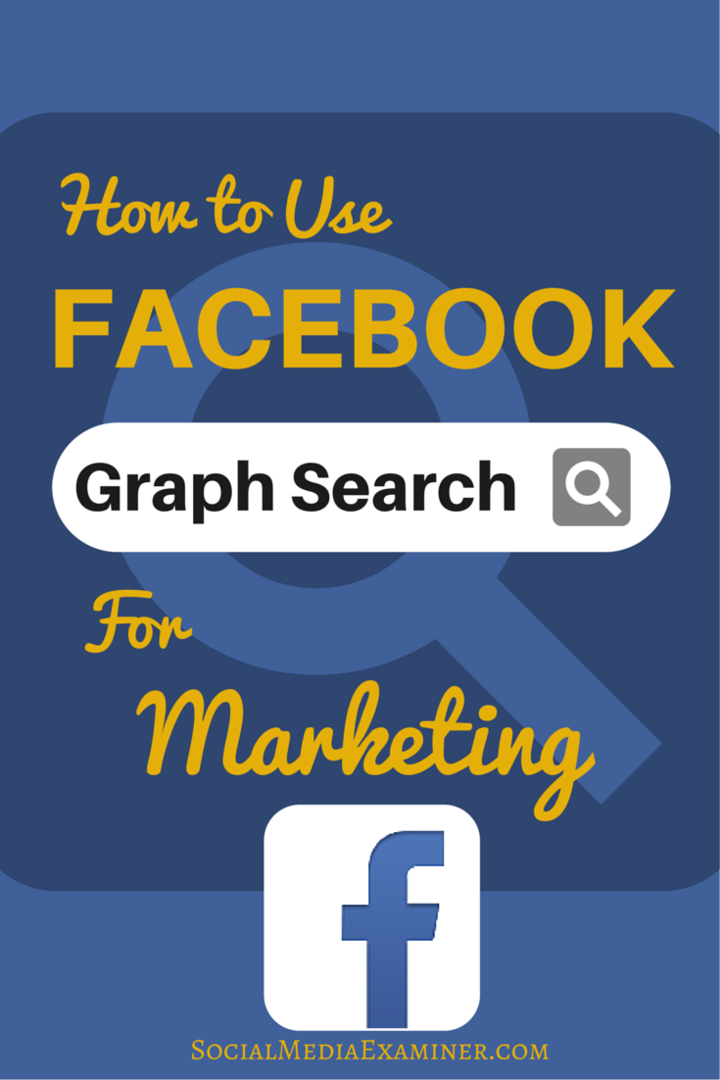 comment utiliser la recherche graphique facebook pour le marketing