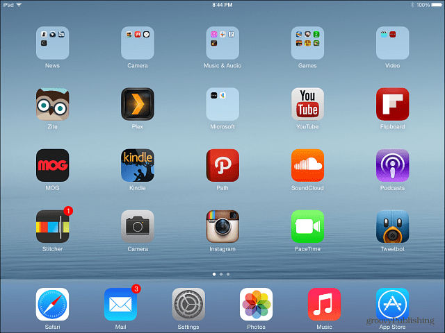 IPad iOS 7 restauré