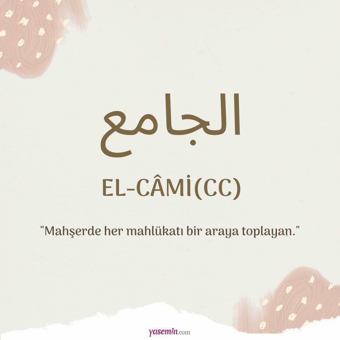 Que signifie Al-Cami (cc) ?