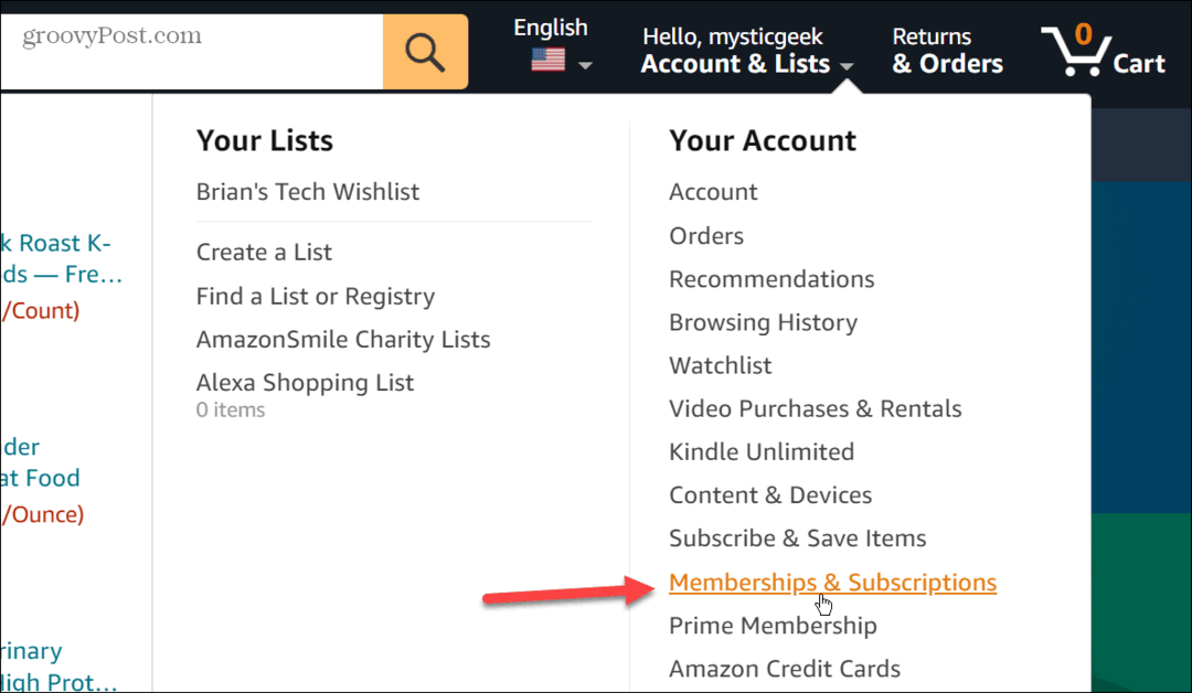 Annuler les abonnements sur Amazon Prime Video