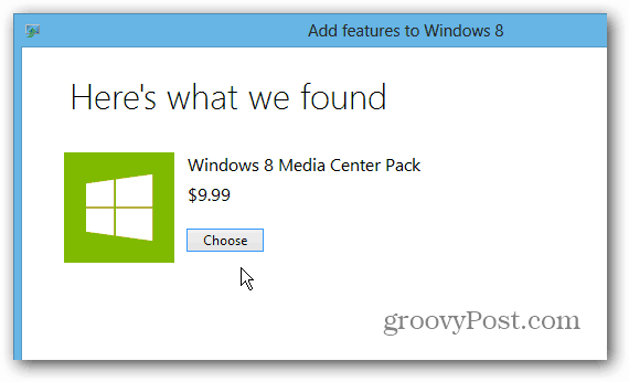 Pack Windows 8 Media Center