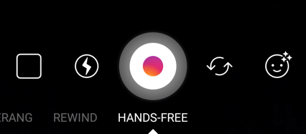 Le système mains libres enregistre 20 secondes de vidéo en un seul clic.